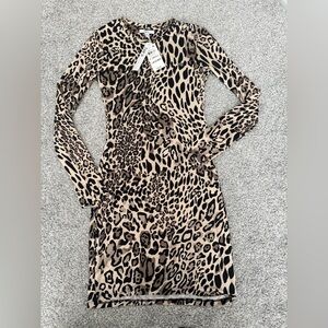 Bar III

Cheetah Print long sleeve dress XS